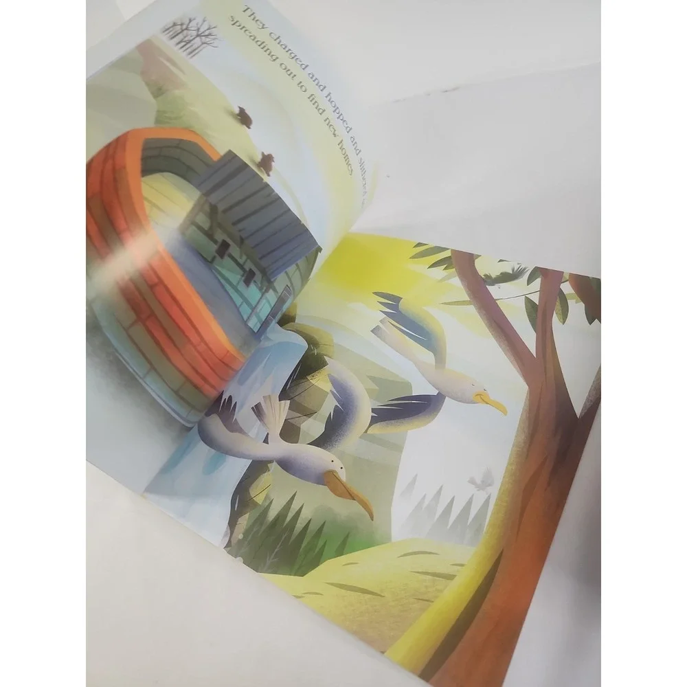 Usborne Noah's Ark Book & Box Missing 2 Puzzle Peices